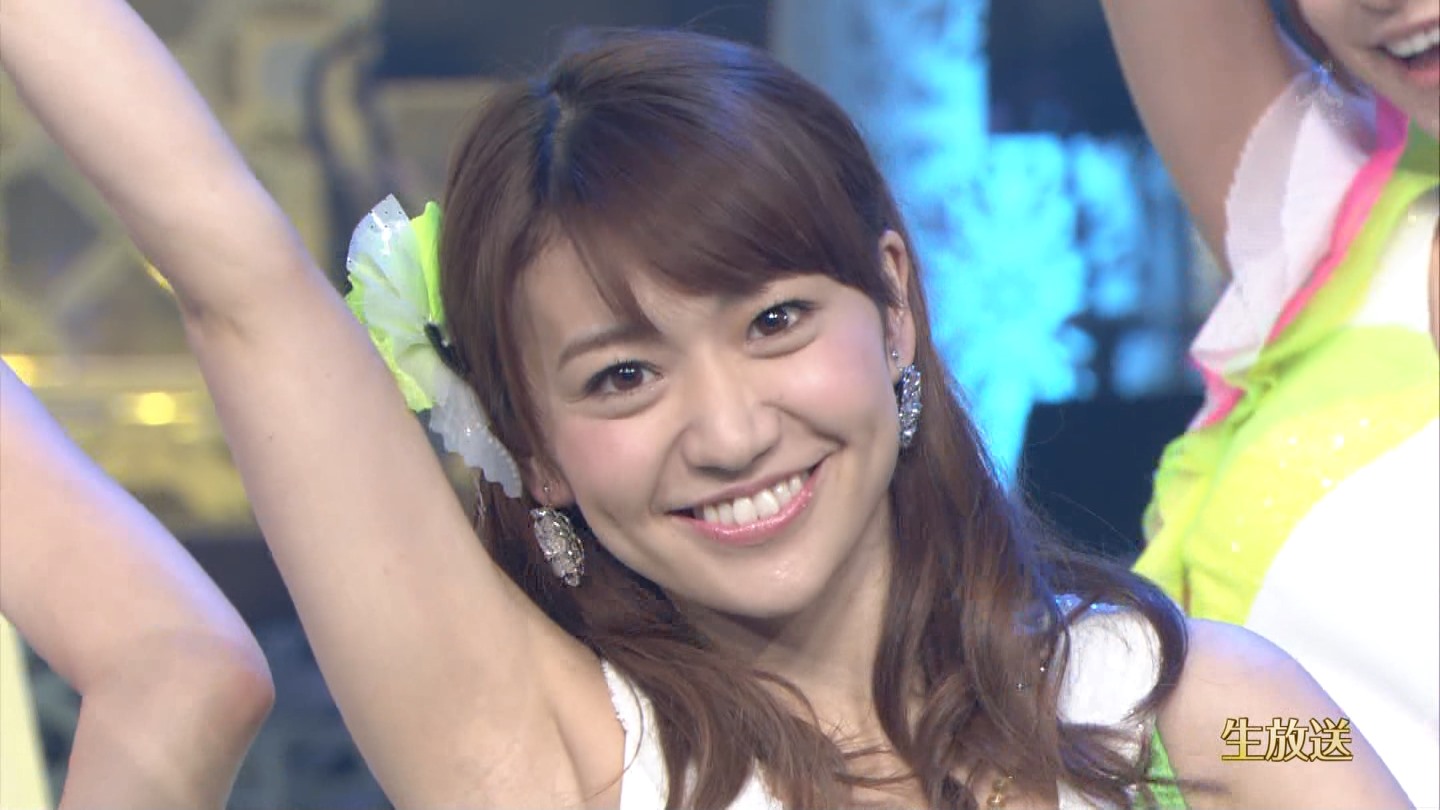 大島優子　エロ　腋 